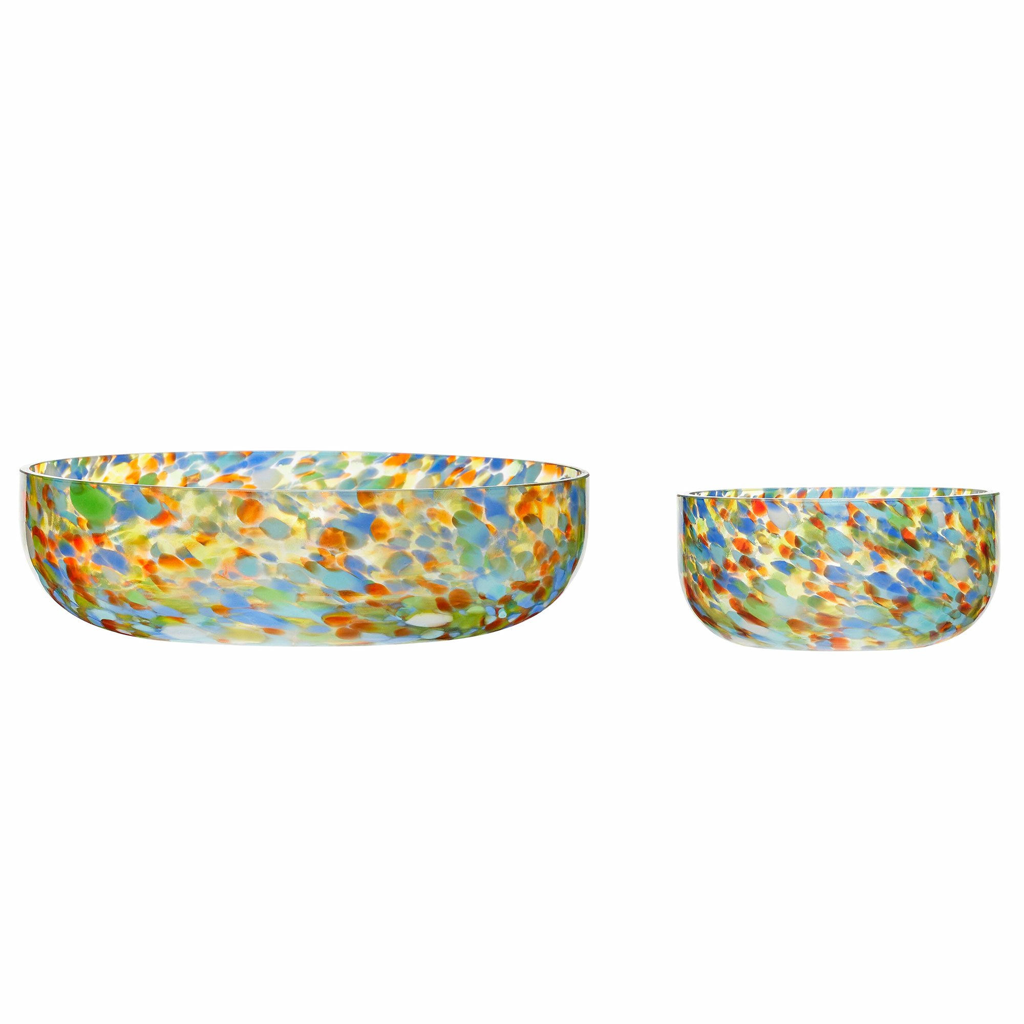 Produktfoto för Hübsch Confetti skålar 2 st, multicolor