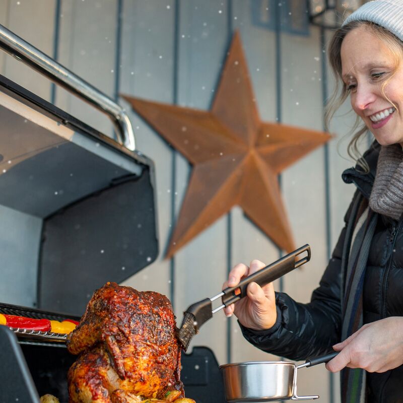 490 gasolgrill, svart