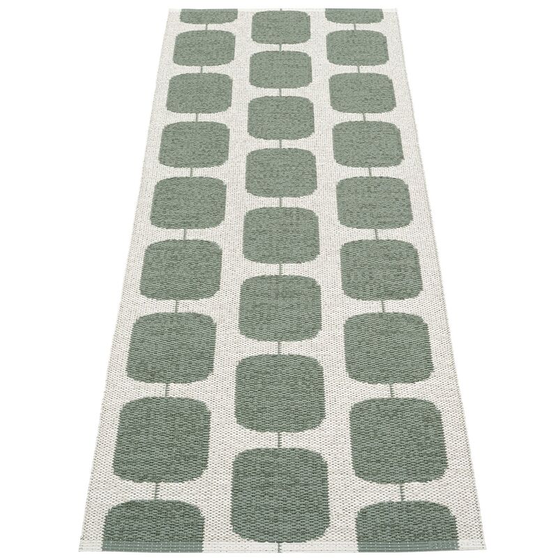 Gulvteppe Sten, 70 x 200 cm., army/fossil