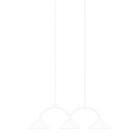 Curve 3 pendel lampe, hvid