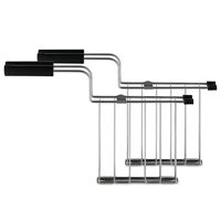 Toru brødrister, rustfrit stål