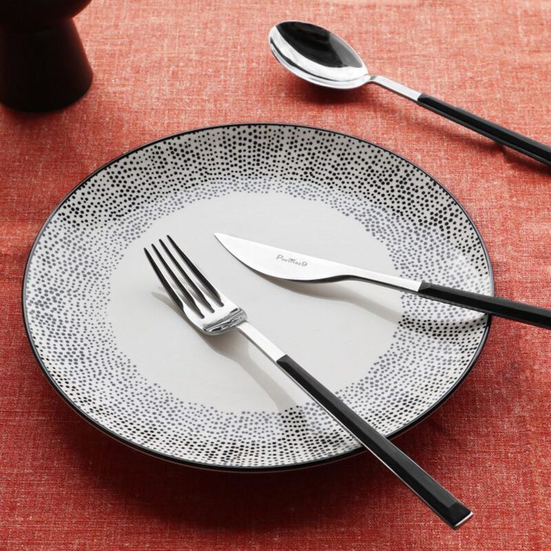 Sushi bestiksæt 24 dele, ibenholt