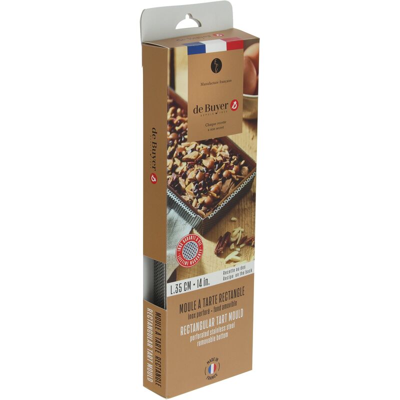 Perforeret bageform, rektangulær