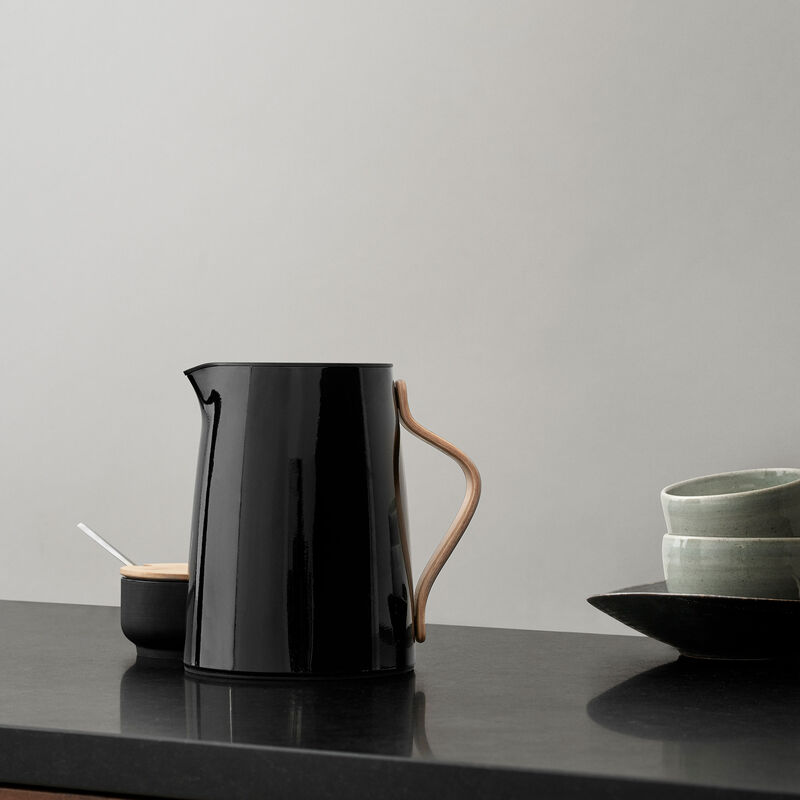 termoskanna - te, 1 liter - svart