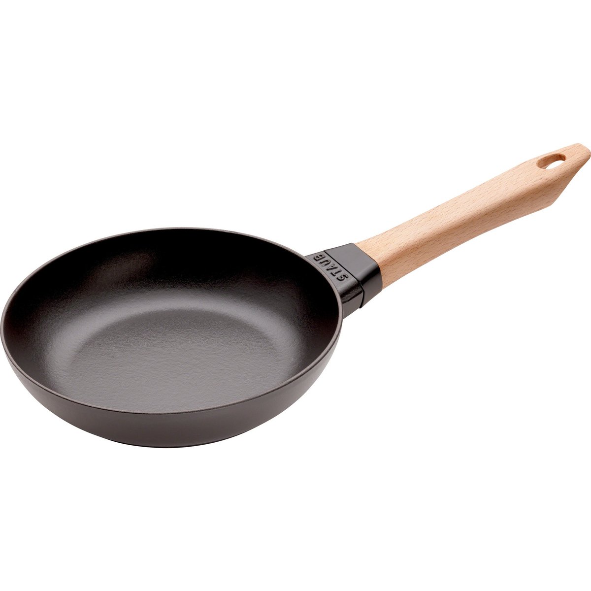 Stekpanna med ljust trähandtag 20 cm