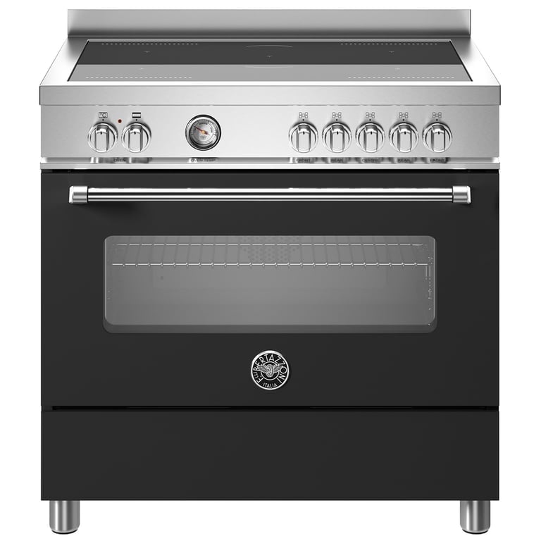 MAS95I1ENET Master induktionsspis med singelugn, 90 cm, mattsvart