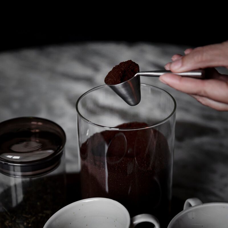 Kaffemål, rustfrit stål