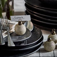 House Doctor Glitter Kortholder 6-pak