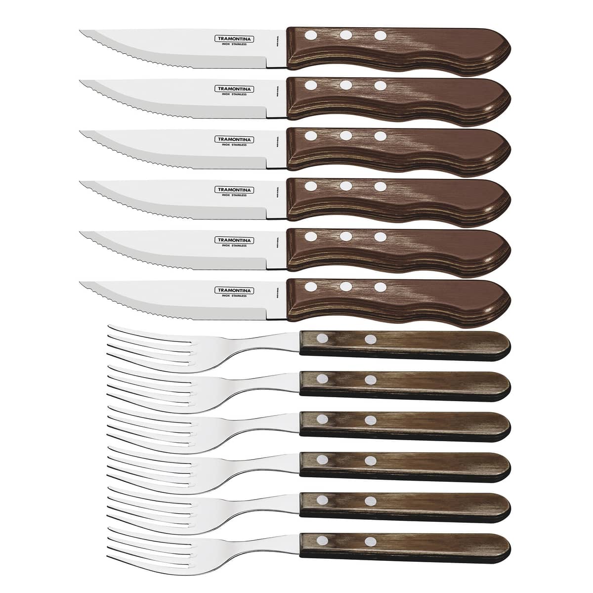 Jumbo steakbestik 12 dele