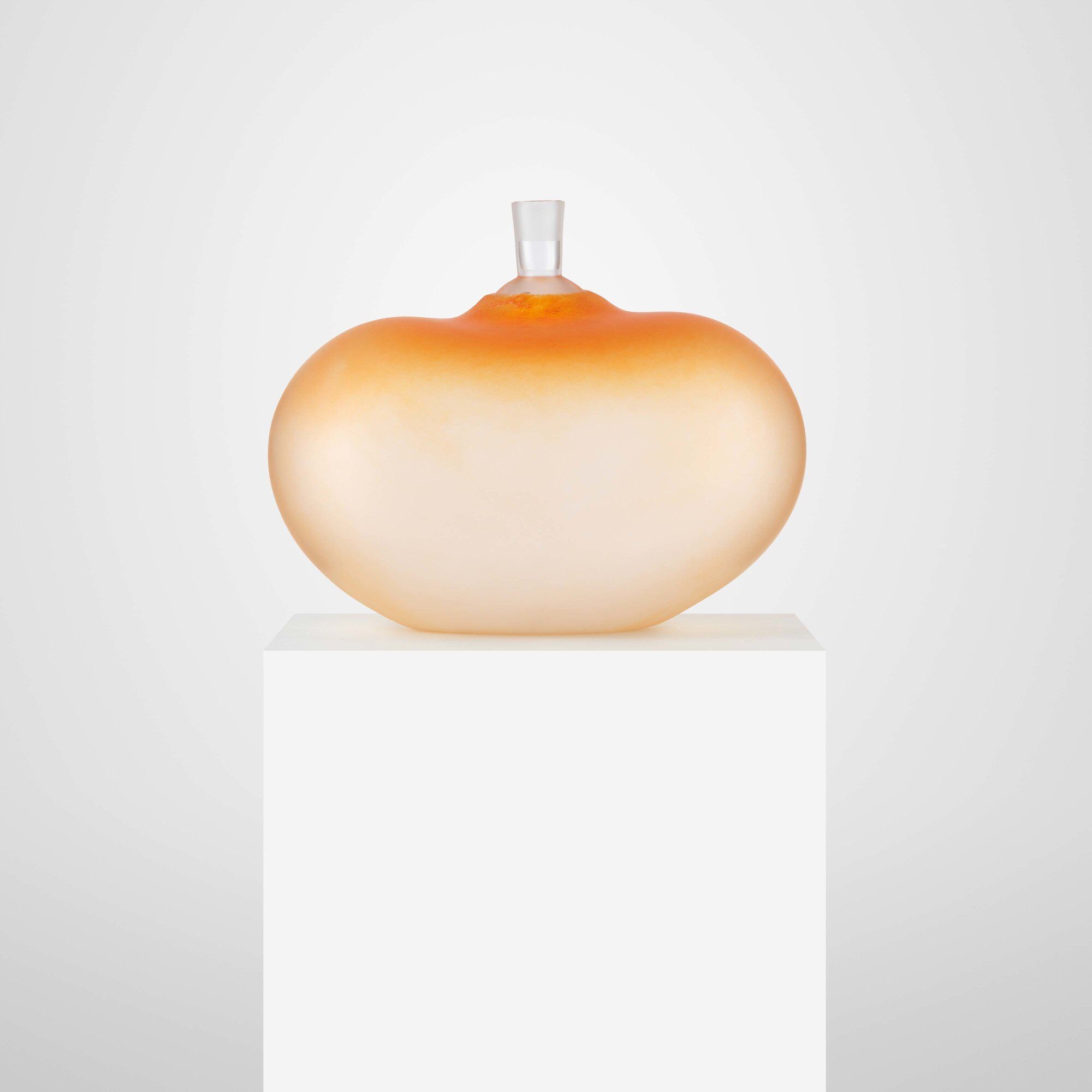 Alternativ bild 1 för Kosta Boda BV Beans Skulptur Orange