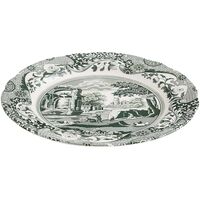 Heritage Green Italian tallerken 27 cm, grønn/hvit