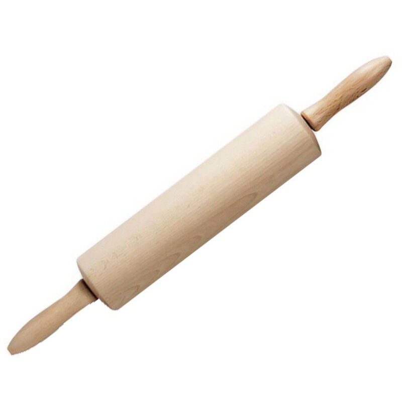 Brödkavel Trä Slät 40 cm Dia 6,5 cm