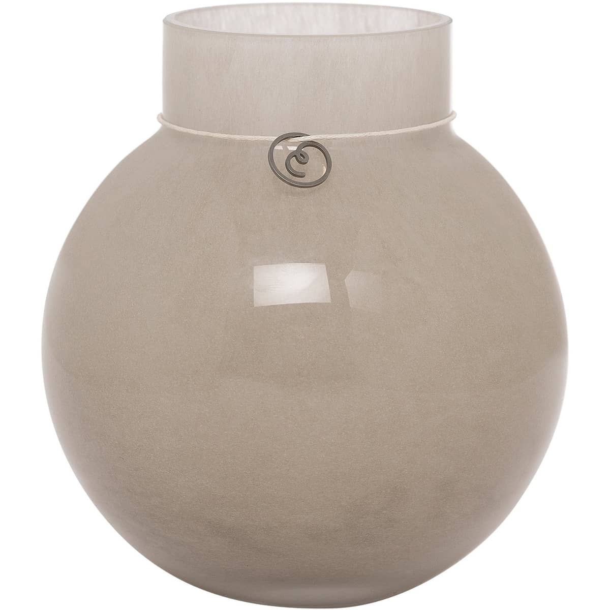 Lasimaljakko pyöreä 14 cm Ø13cm, beige