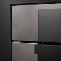 Modern F6011MODVPTZ dampovn med pyrolyse 60 cm, zink