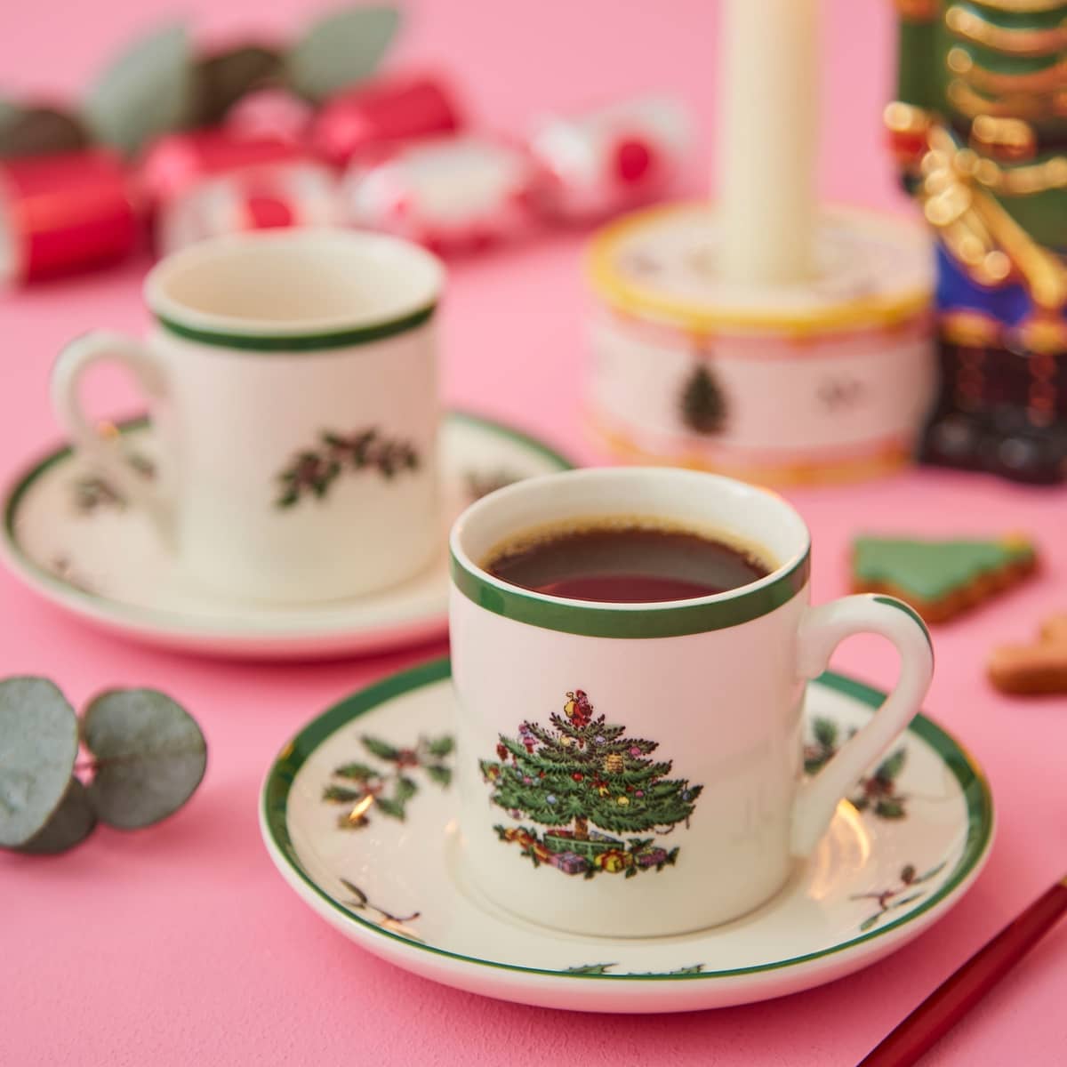 Christmas Tree espressokupit 4 kpl