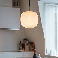 Vibra taklampe 26 cm, opal