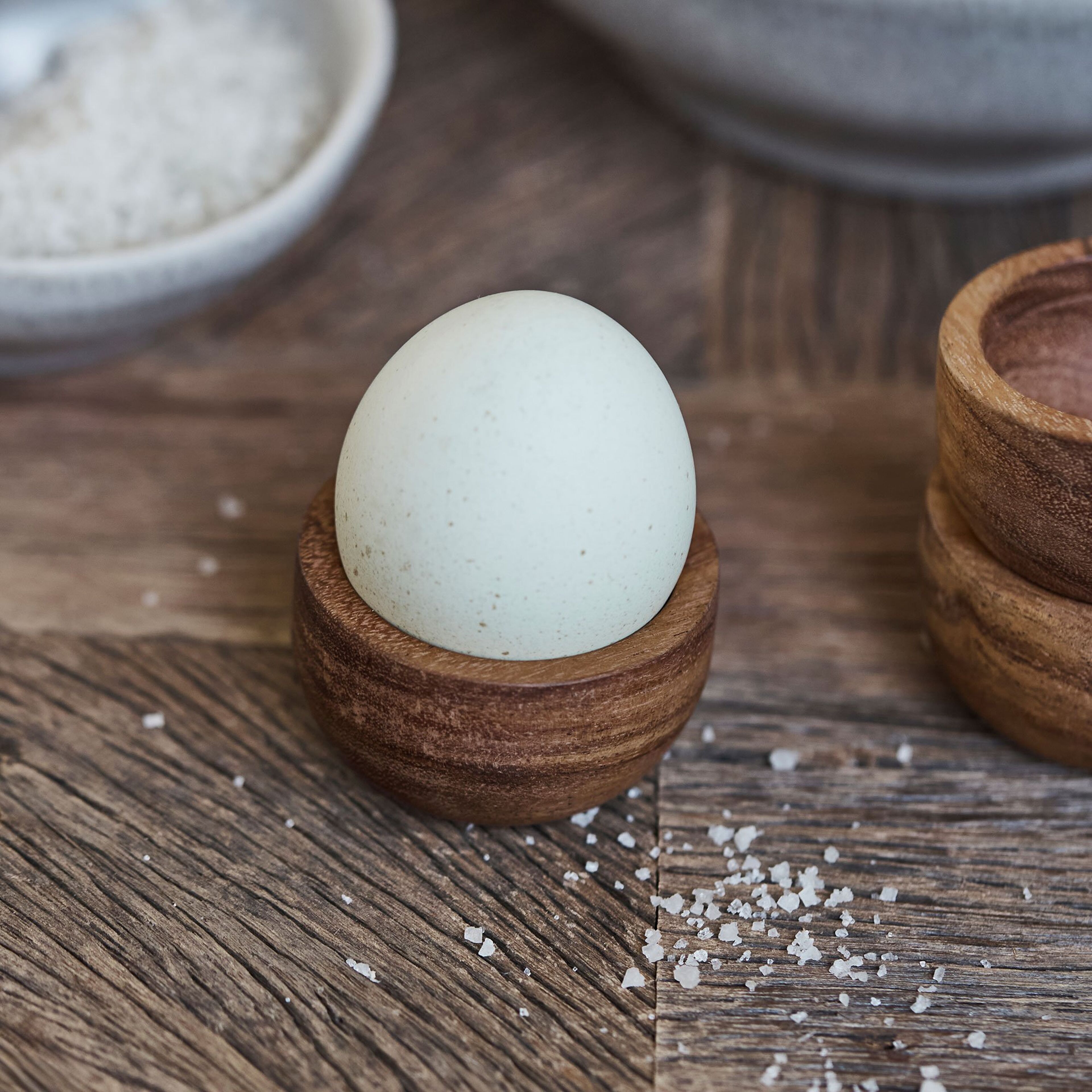 Eggekopper, 4-pakning, natur