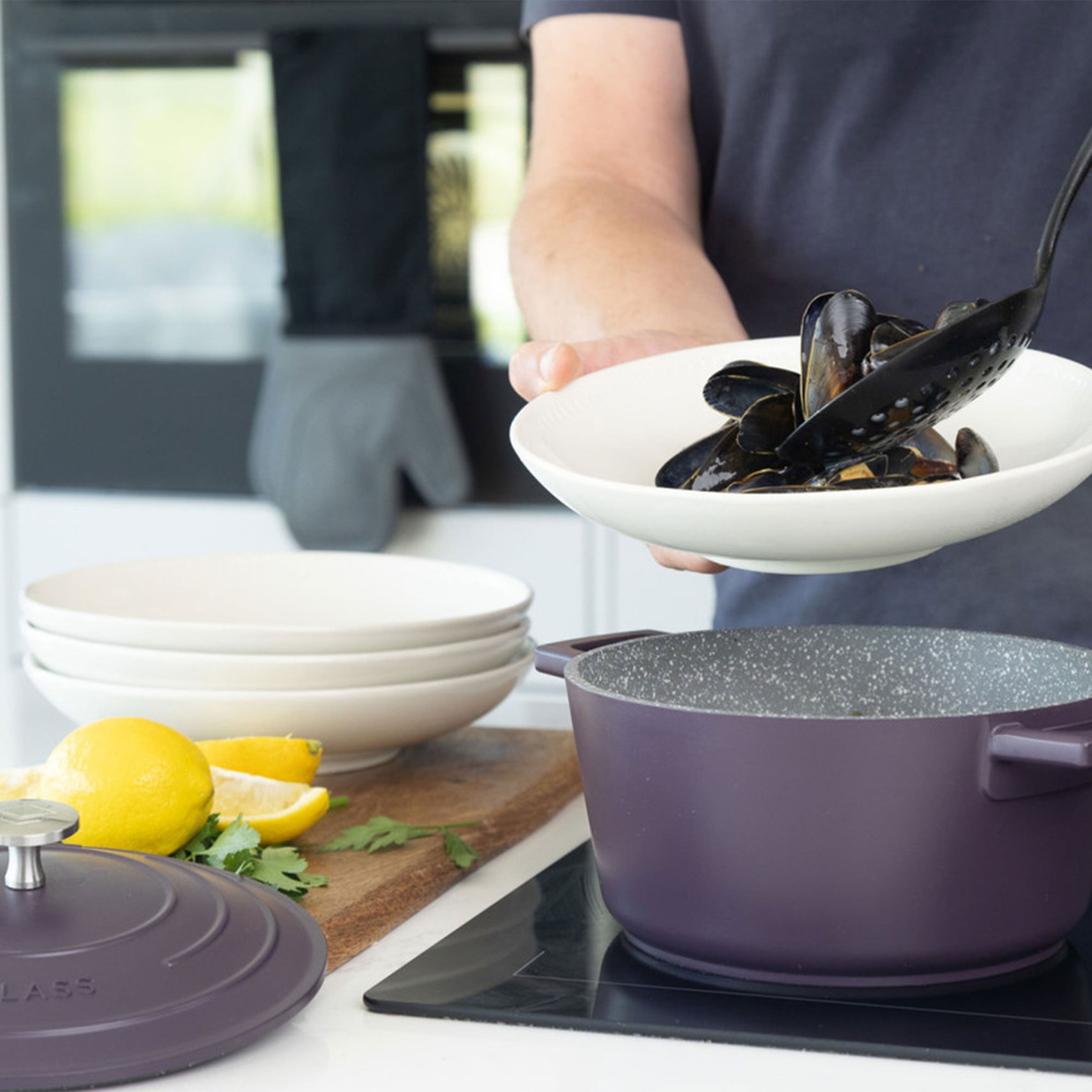 Gryte 4 liter, lilla