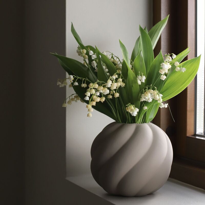 Twist Ball maljakko 12 cm, hiekka