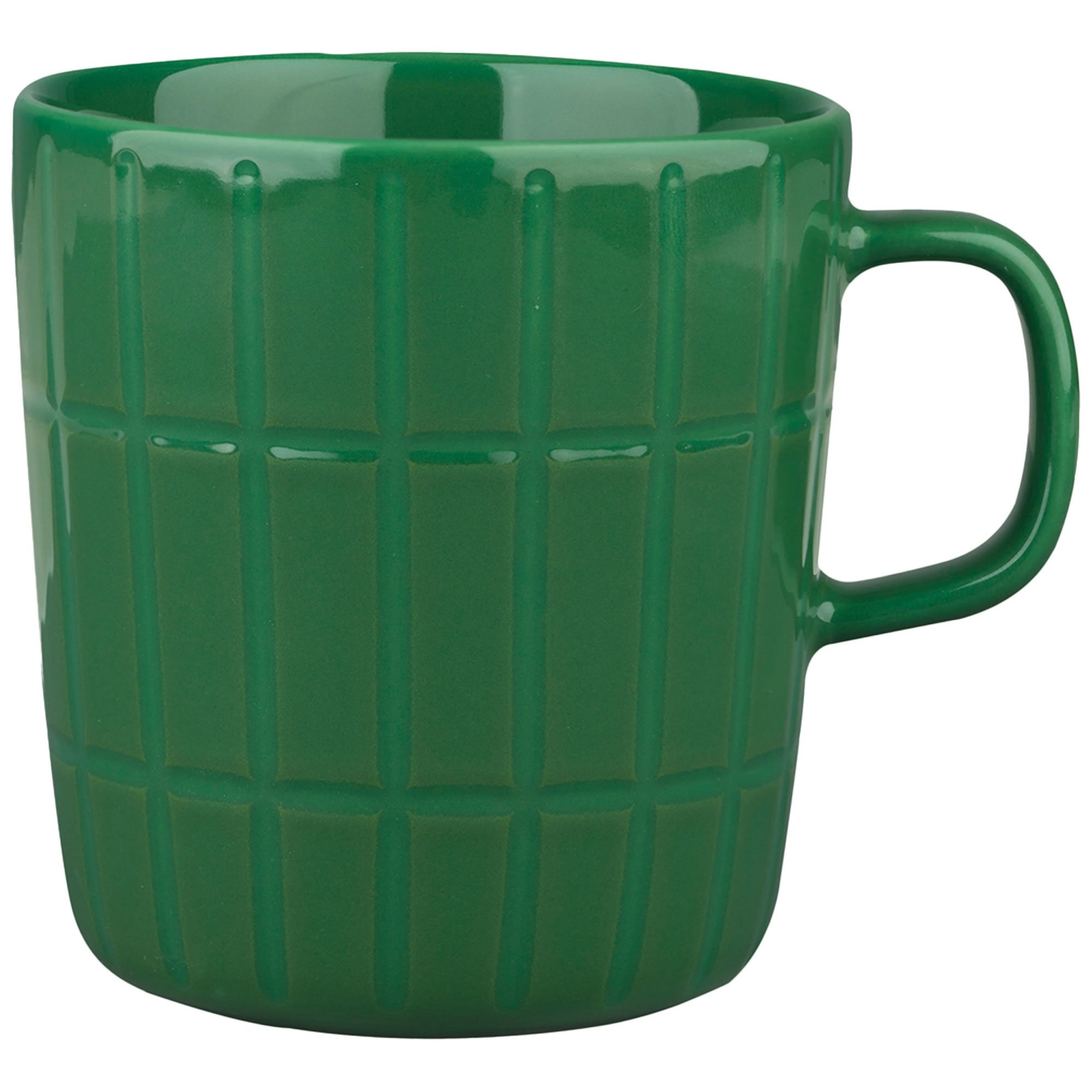 OIVA Tiiliskivi mugg 4 dl, mörkgrön