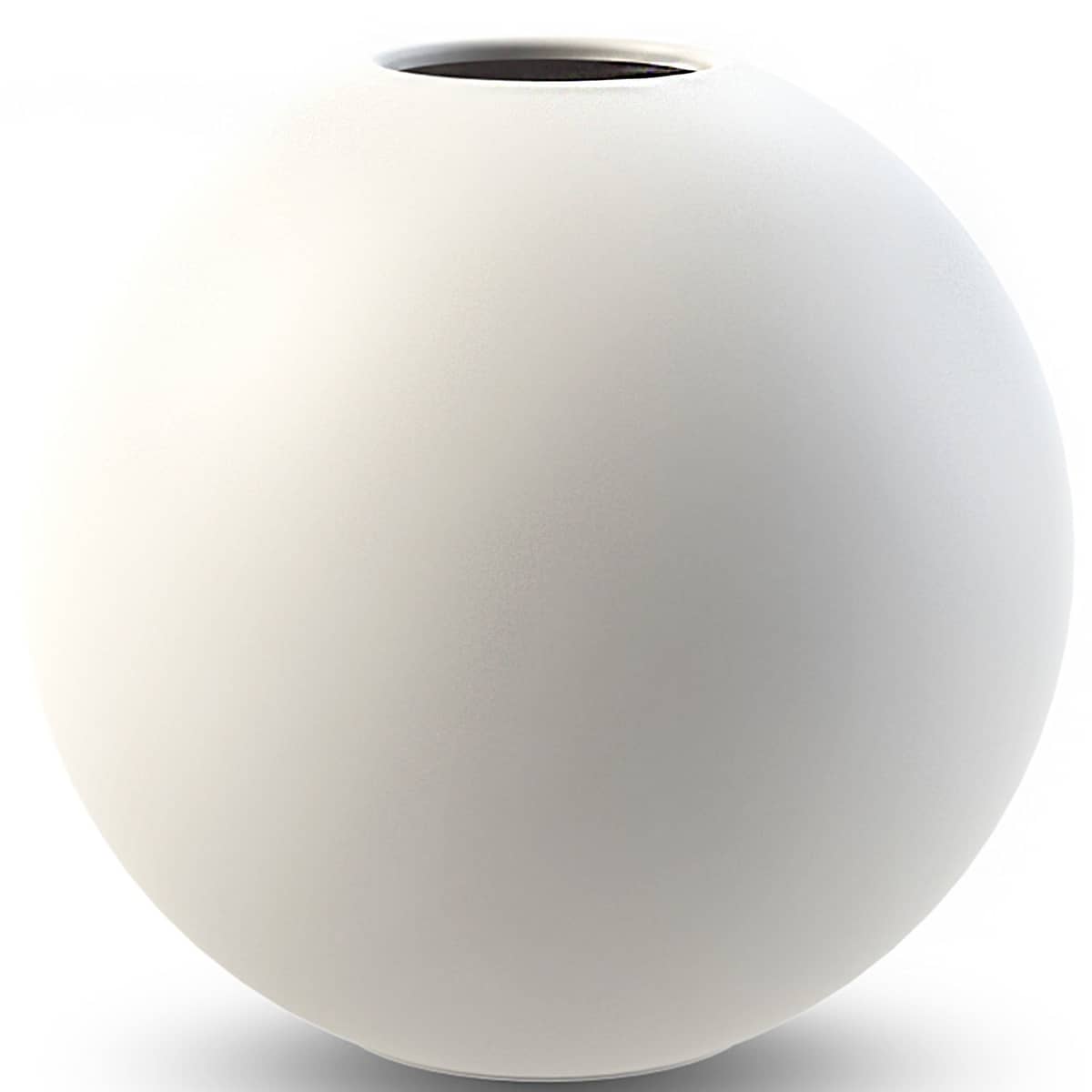 Ball vas, 10 cm, white