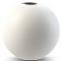 Ball vas, 10 cm, white