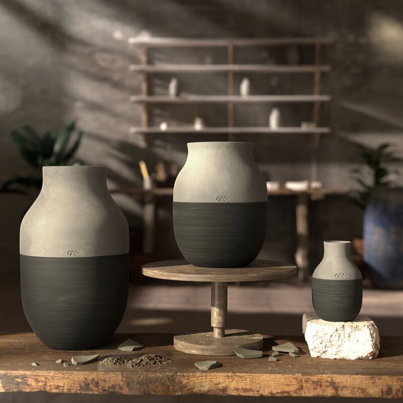 Omaggio Circulare maljakko 31 cm, antrasiitin harmaa