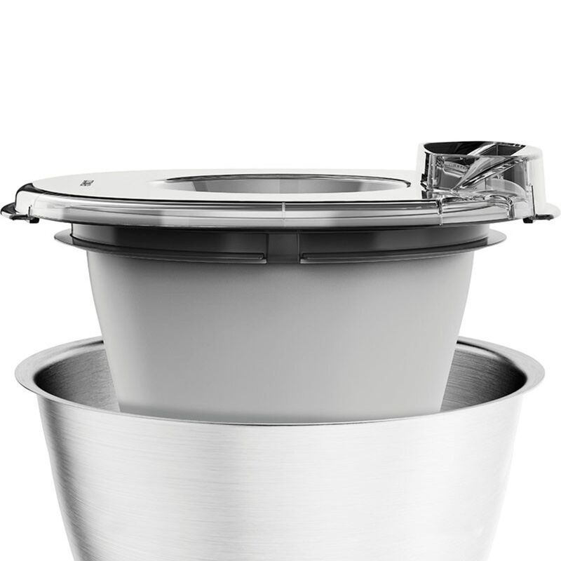 KVL85.004SI kjøkkenmaskin + KAX71.00WH iskremmaskin