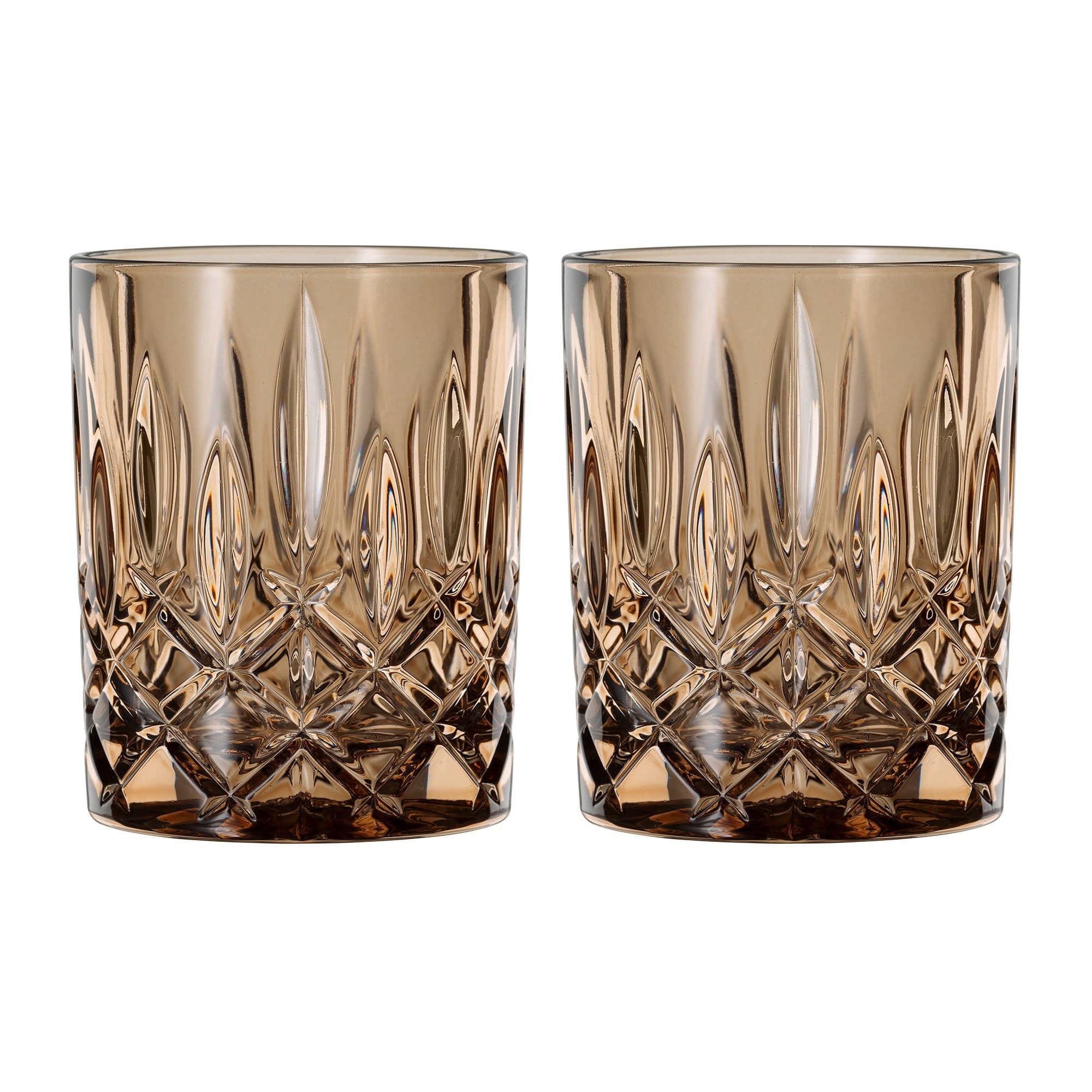 Noblesse tumblerglass 2-stk, 29,5 cl, brun