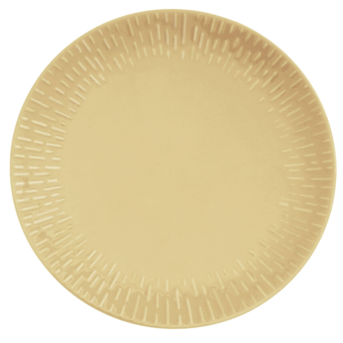 Confetti middagstallerken 27,5 cm, mustard