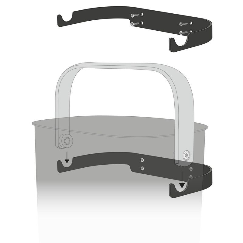 Reflect seinäkiinnike 6 litran jäteastialle