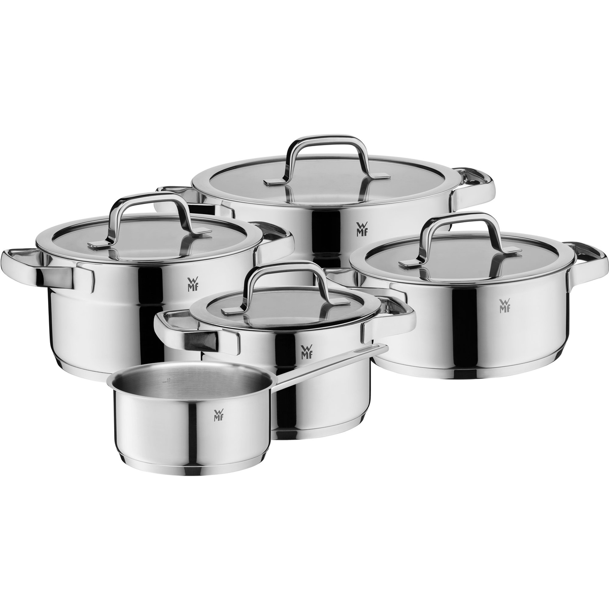 Compact Cuisine grytset, 5 delar inkl. 4 glaslock