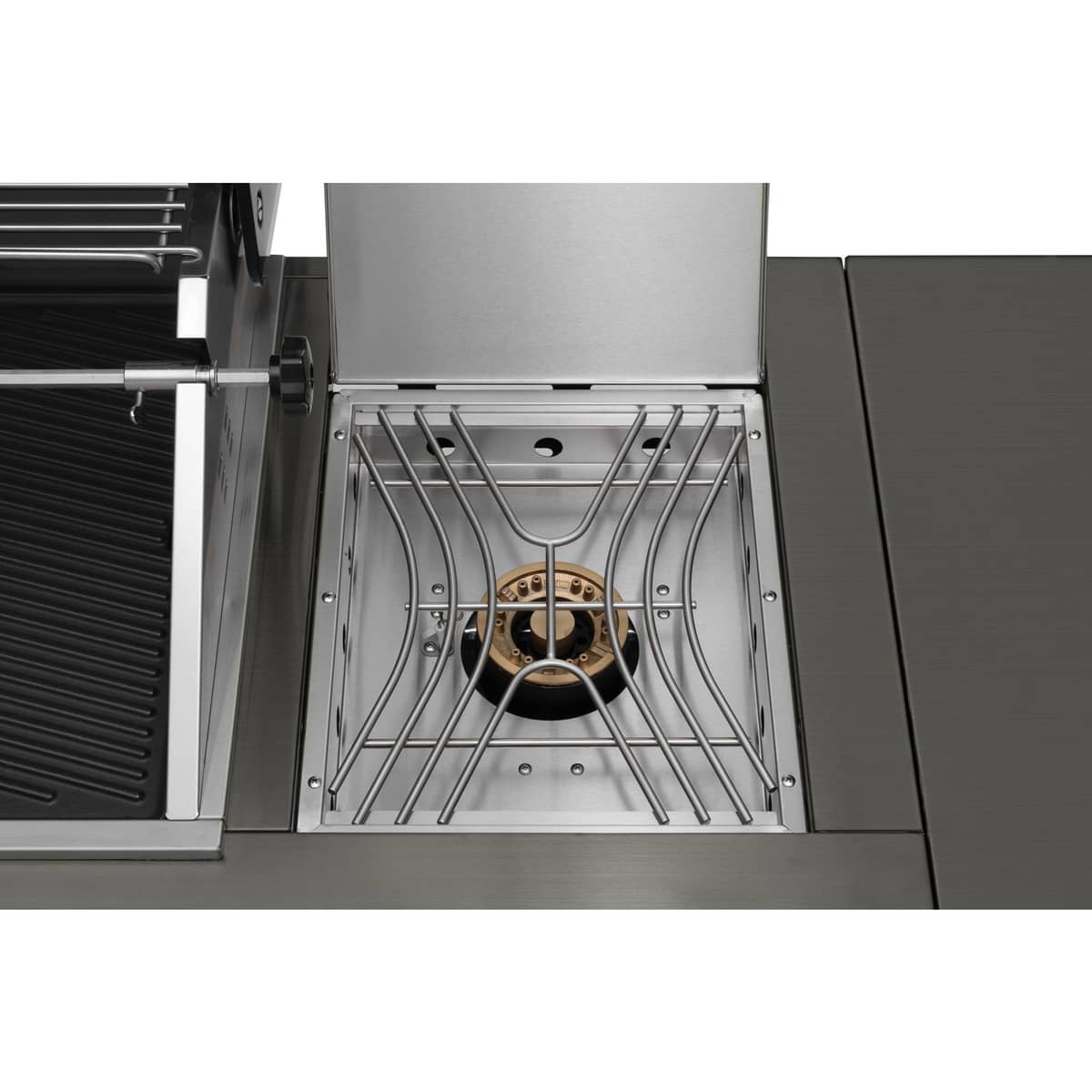 Gasgrill Black Diamond 6+2 sommerkøkken med køleskab og vandhane