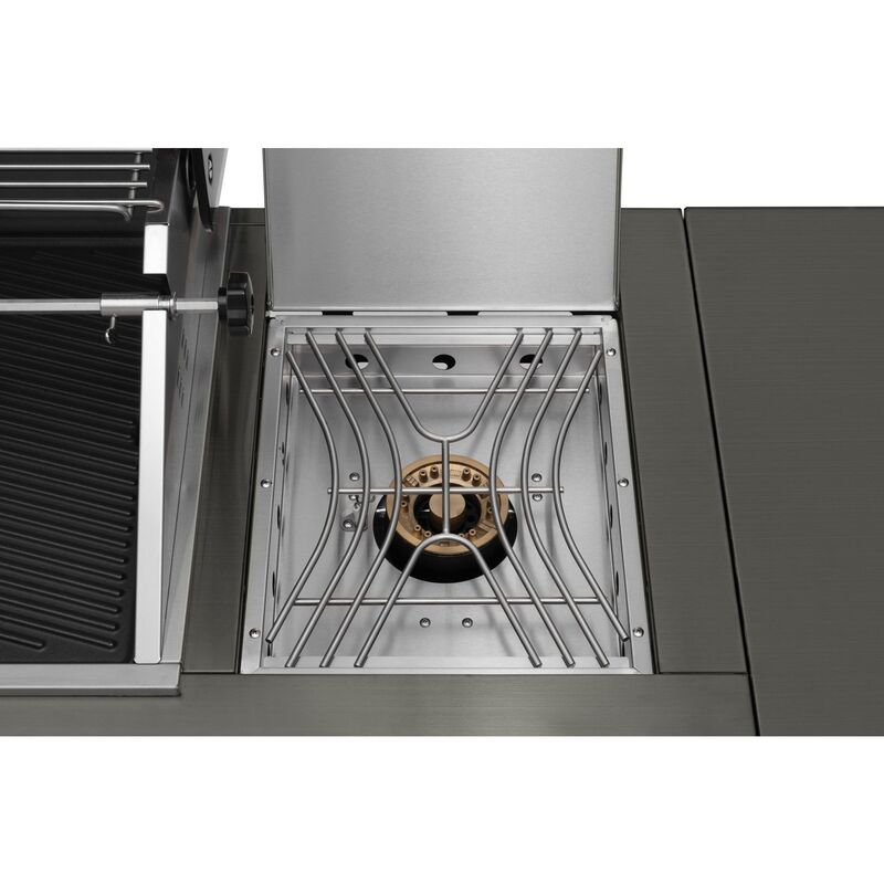 Gasolgrill Black Diamond 6+2 sommarkök, med kylskåp och vattenkran