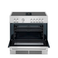 Bertazzoni MASCH94I1EXT Master Induktionskomfur med integreret blæser, rustfrit stål