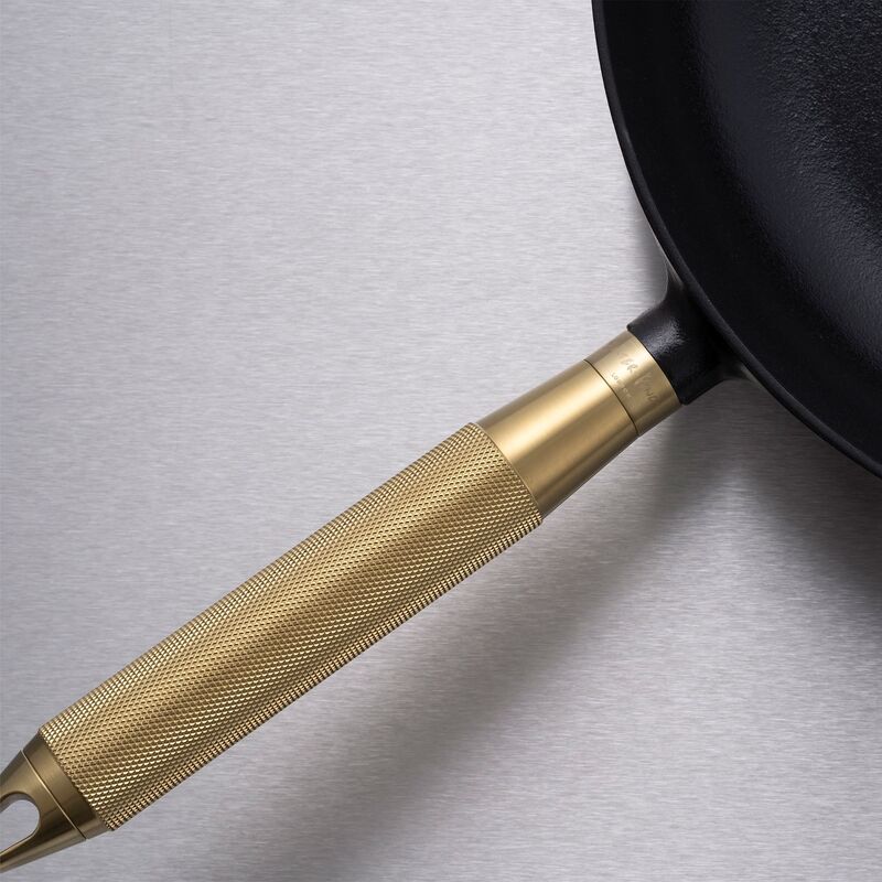 Buster+Punch stekepanne rund 28 cm, messinghåndtak