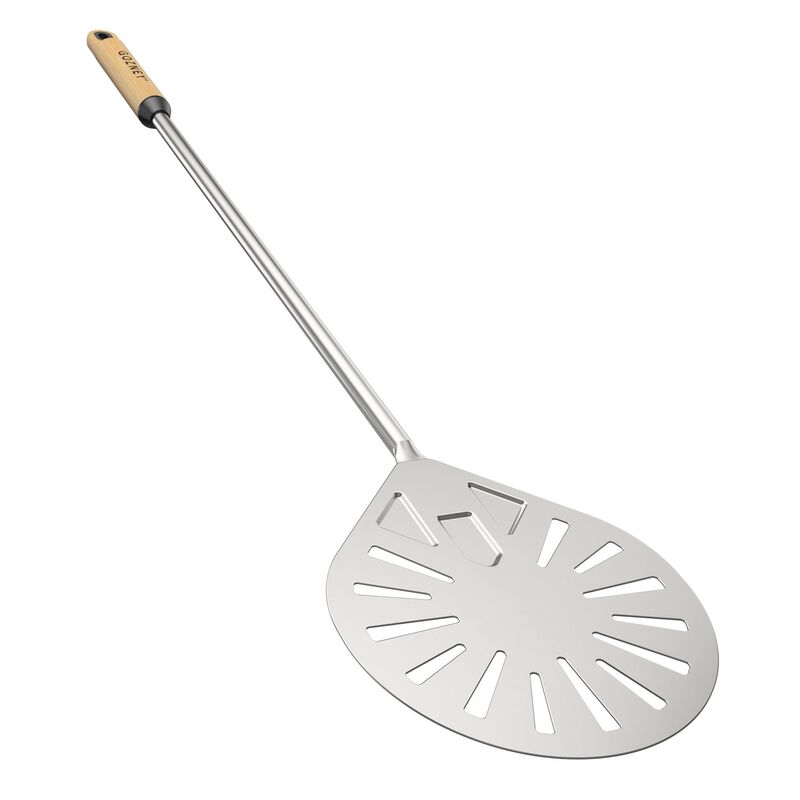 Pizzavändare m. trähandtag