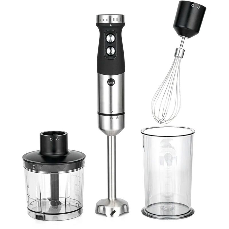 Fusion SM2B-1000FP sauvasekoitinsetti, hopea/musta