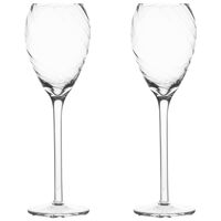 Opacity champagneglas 16 cl, klar, 2-pack