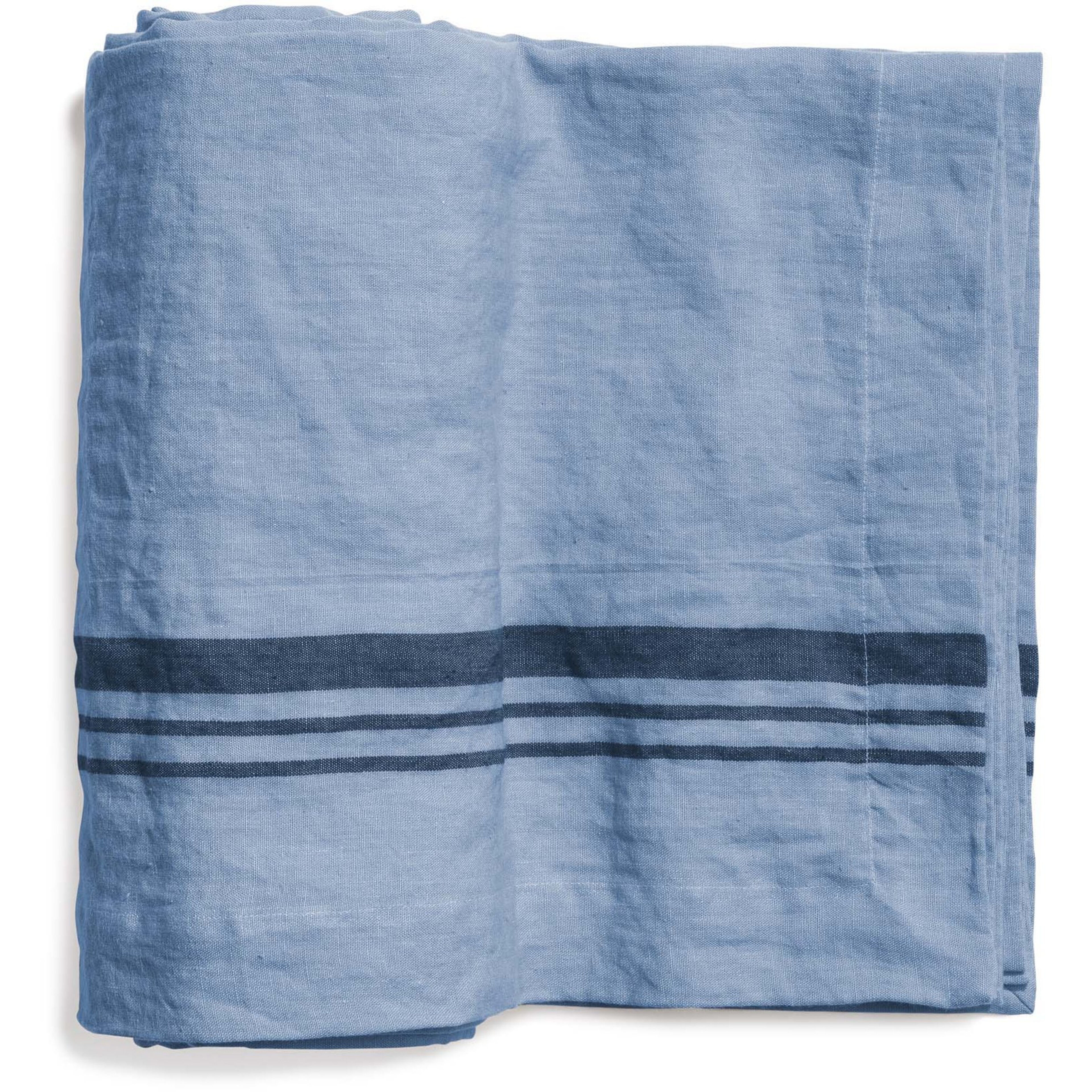 Duk LORRY i linné, stripe, Misty Blue