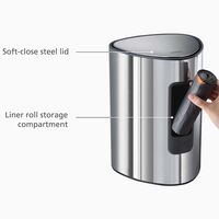 Easystore soptunna 5 liter, steel