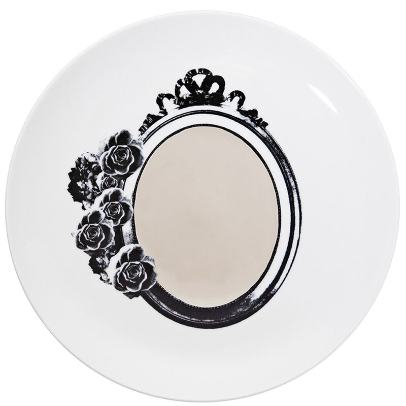 Porselenstallerken 26 cm Oss kvinner imellom "Jag"