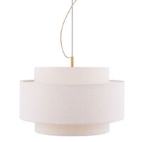 Globen Lighting Noah Bouclé pendellampa 50 cm, vit