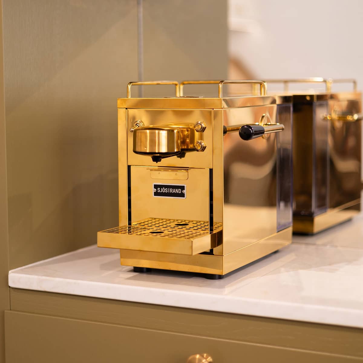The Original kapselmaskine, messing