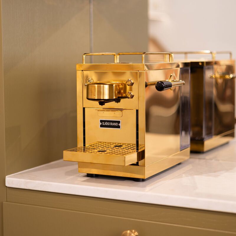 The Original kapselmaskin, mässing