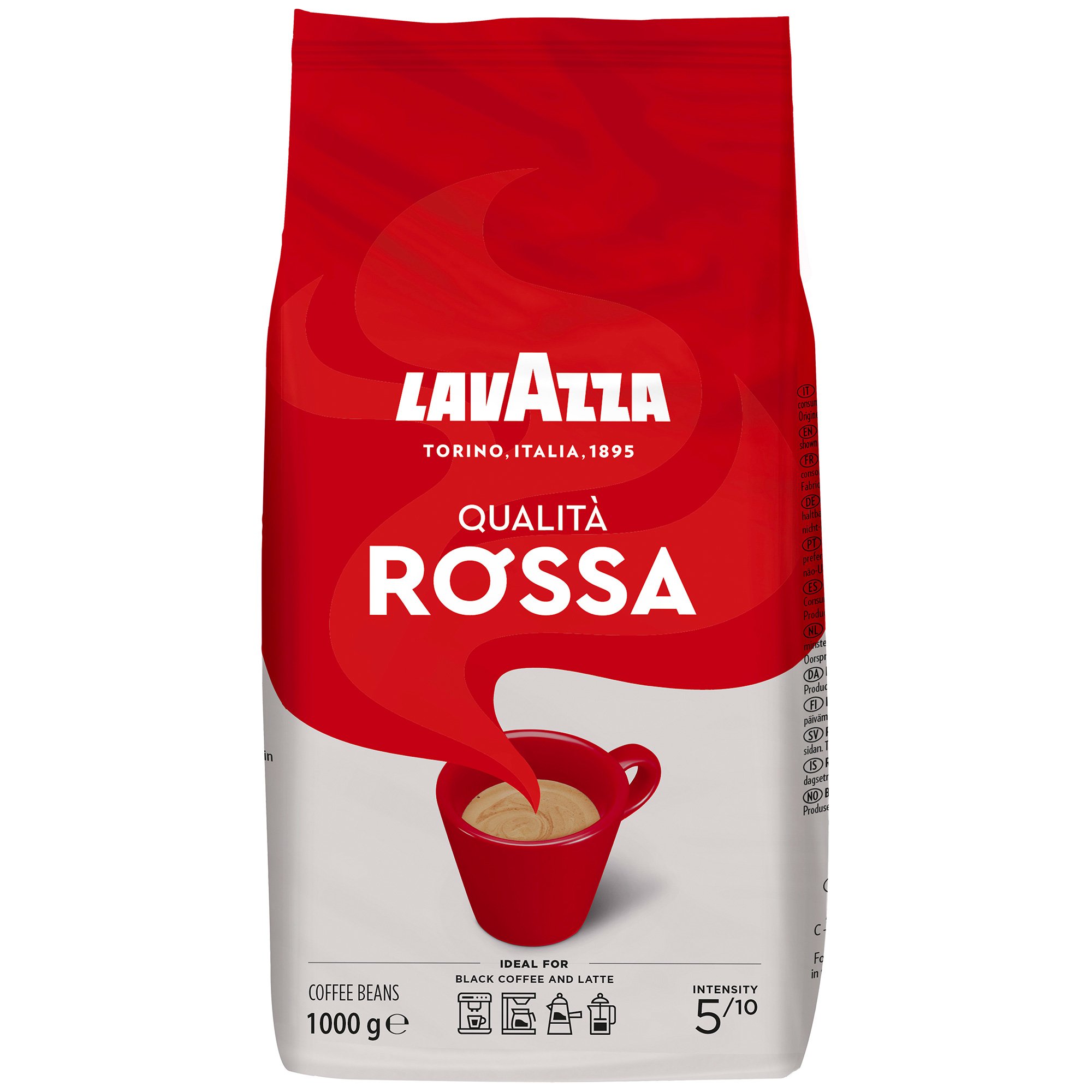 Produktfoto för Lavazza Qualità Rossa kaffebönor, 1 kg