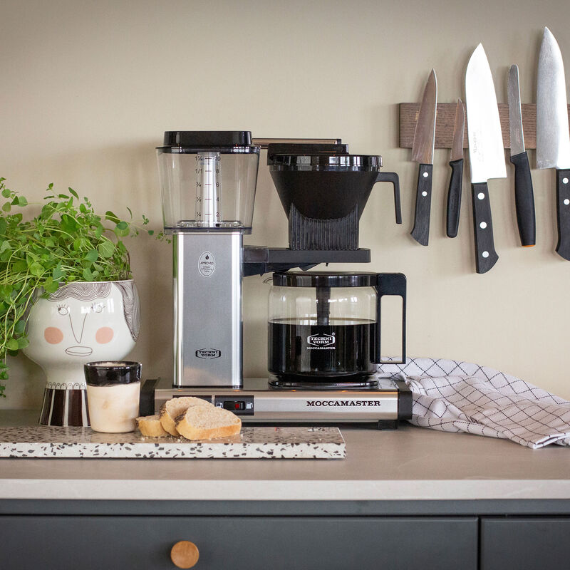 Optio kaffetrakter, sølv