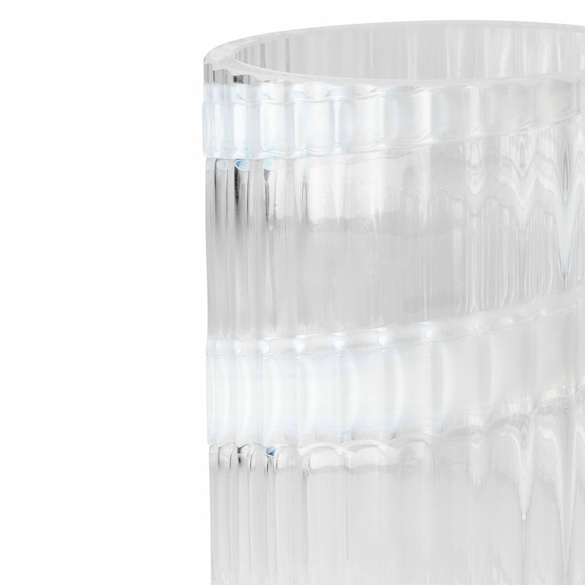 Swirl vase 15,5 cm, hvid