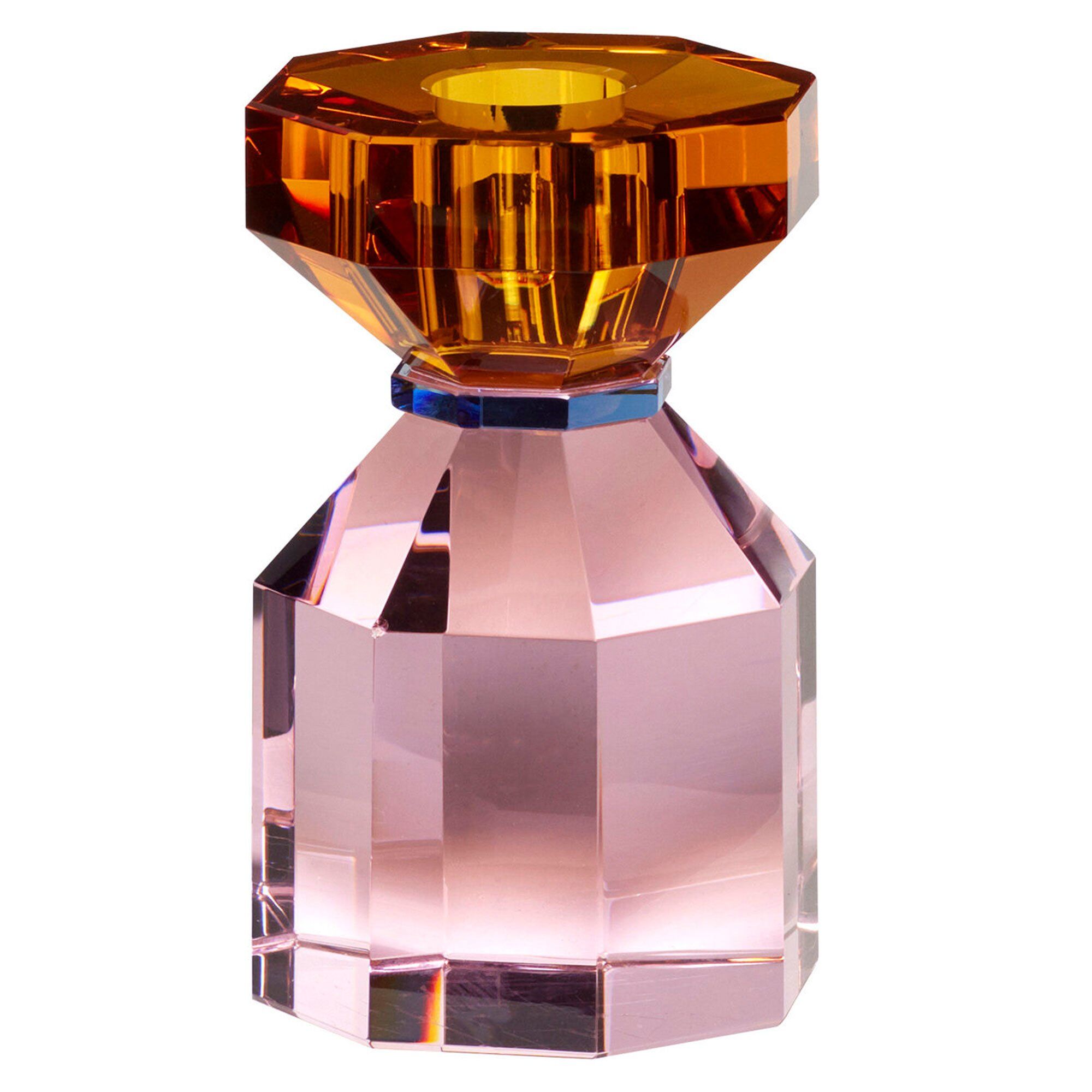 Hübsch - Gem Lysestake Orange/Pink