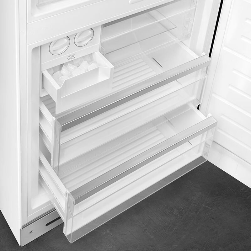 Smeg FAB38RWH6 højrehængt køle/fryser 70 cm, hvid